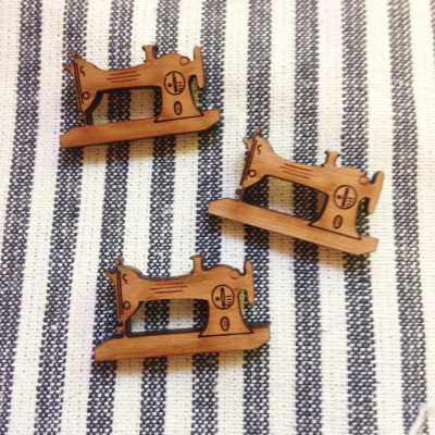 Trio of sewing machine magnets