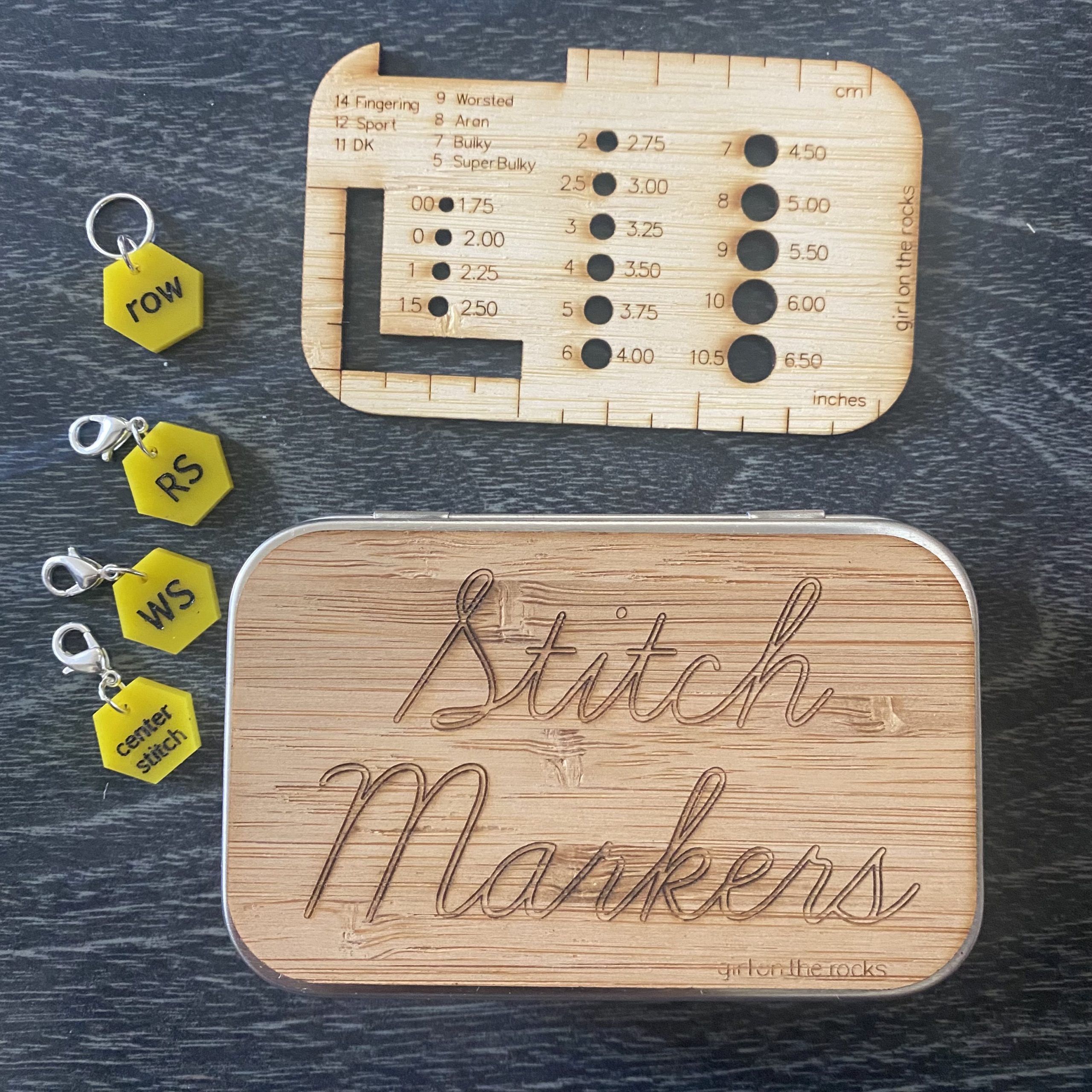 Stitch Marker Box – large dividers
